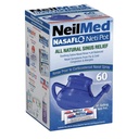 NeilMed NasaFlo Onbreekbare Neti Pot met 60 Premixed Packets