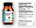 DR WAKDE'S Fennel Seed Capsules (60 Veg Caps, Plant Based Supplement, Ayurvedic Herb, All Natural, Vegan)