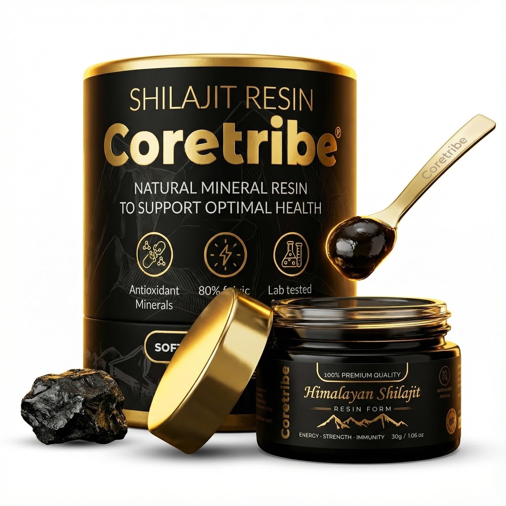 Coretribe® Royal's People Choice Pure Himalaya Organic Shilajit Resin, Complex for Energy, Strength & Immunity, for Men & Women with True Gold Content, 30 Gram