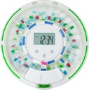 Automatische pildispenser met knipperend licht, geluid, alarm en veiligheid slot, 28-dagen elektronische medicatie Organisator 