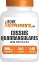 BulkSupplements.com Cissus Quadragularis Extract Capsules - Cissus Quadragularis Supplement - Glutenvrij, 1 capsule per portie, 240 Veg Capsules (verpakking van 1)