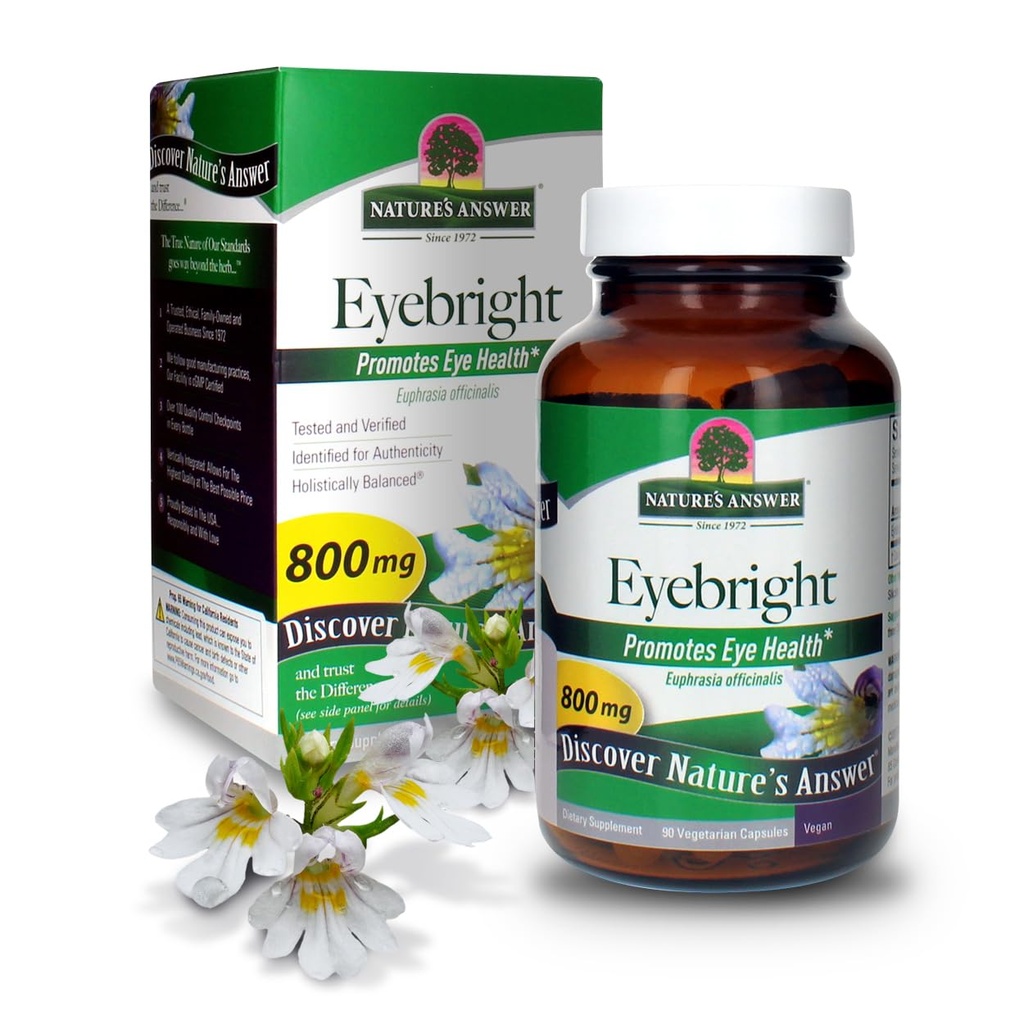 Nature's Antwoord Eyebright Herb Capsule Supplement, 90-Count 