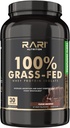 Wei Protein Isolaat poeder - 100% Gras Fed, 20g Proteïne, 5g BCAA's, 20 Servers, Fudge Brownie smaak