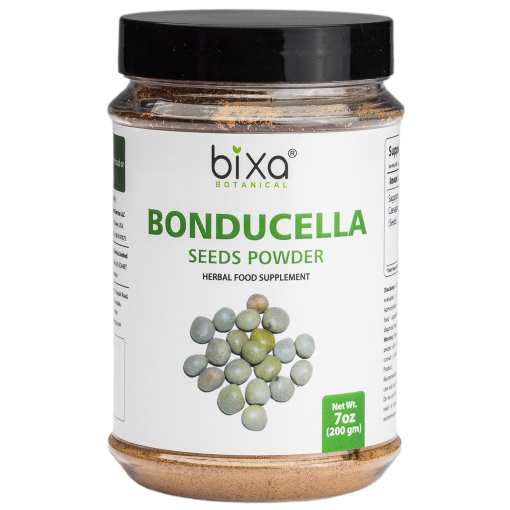 bixa BOTANIC Ayurvedic Natural Herbal Supplement Bonducella Seed Powder (Sagargota/Kalarchikai) Pure Authentic Premium Quality