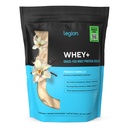 LEGION Whey+ Protein Whey Isolate from Grass Fed Cows (French Vanilla, 60 Servings) - Whey Protein Isolate Powder Low Calorie, Non-GMO, Sugar Free, Lactose and Gluten Free, All Natural Protein Powder