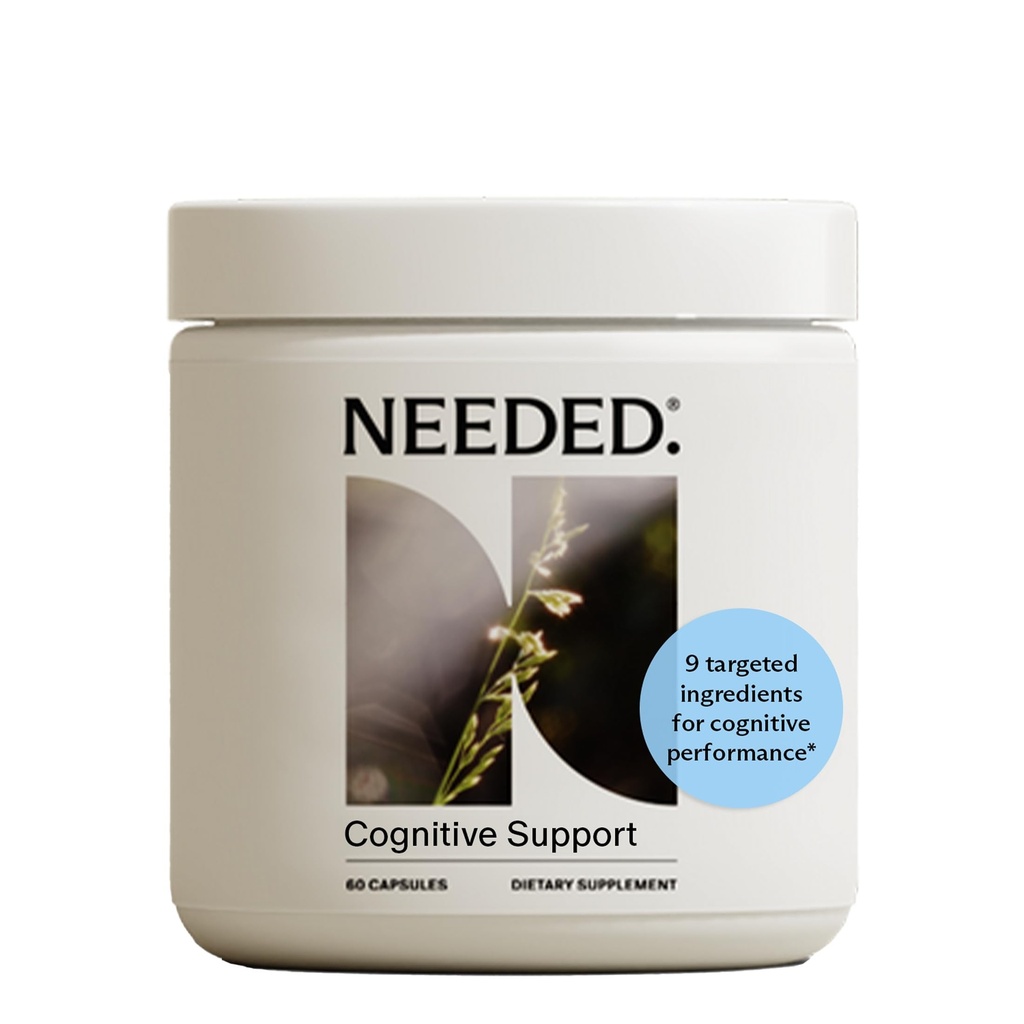 Behoefte. Cognitieve ondersteuning - Uitgebreide aanvulling met Ashwagandha, Reishi & Lion's Mane Paddestoelen, Borstvoeding Safe - Ondersteunt Focus, aandacht, & geheugen, 30 dagen levering