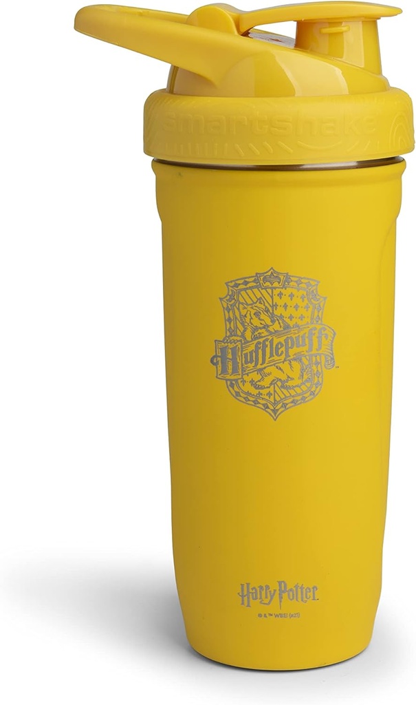 Smartshake Versterken Roestvrij staal Harry Potter Hufflepuffs Shaker Bottle (900 ML 30oz) 