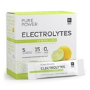 Dr. Mercola Pure Power Electrolytes - Ondersteunt Hydration & Muscle Function - Magnesium & Kalium Blend - 0 g Suiker per Serving - Lemon Lime - 30 Packets