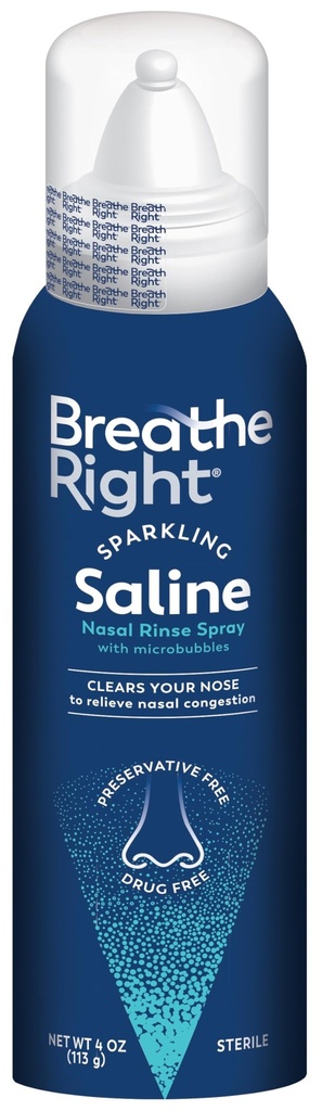 Adem de juiste sprankelende Saline Nasal Rinse Spray 