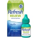 Refresh Relieva Lubricant Eye Drops, 0,33 Fl Oz Steriel, Verpakking kan verschillen
