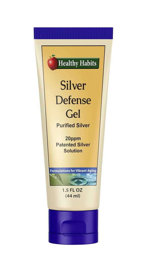 Gezonde Gewoontes Silver Defense Gel Purified Topical Collective Silver Gel met Nano Technology