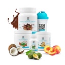 Yes You Can! Detox Plus Kit (Meal Replacement Chocolate, Aloë Vera Peach Lemonade) - Complete Meal Replacement Powder, High Energy Shake Booster, Aloë Vera Detox Supplement, Health Transformation
