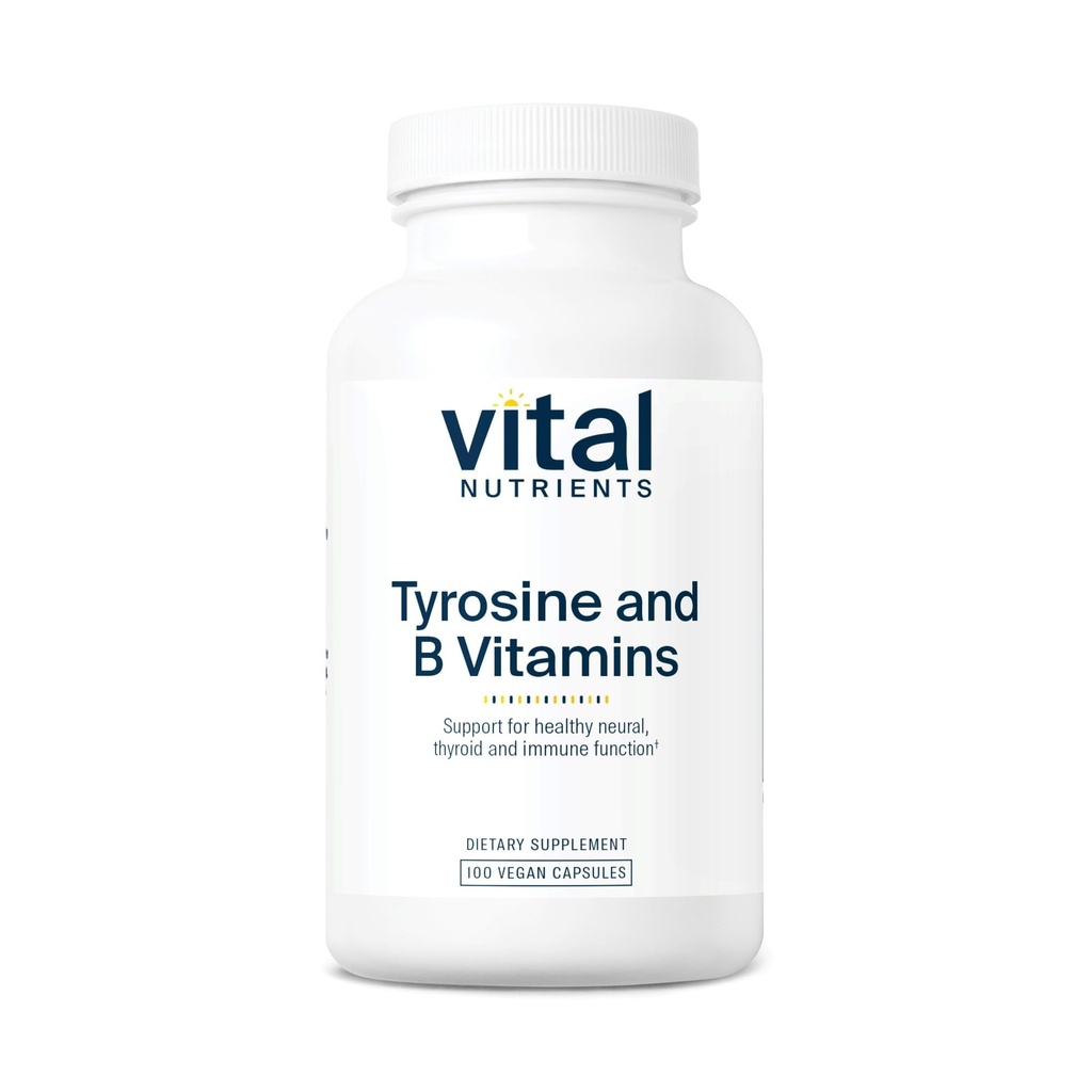 Vitale voedingsstoffen Tyrosine en B Vitaminen 