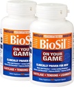 Biosil On Your Game - 60 Veggie Capsules, Pack van 2 - met gepatenteerde ch-OSA Complex - Verhoog Collageen productie voor gezamenlijke pijnverlichting, flexibiliteit en bereik van beweging - GGO-vrij - 60-dagen levering