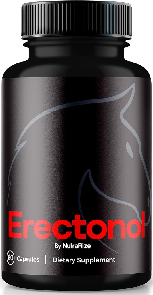 Erectonol Capsules for Men, Erectonol Male Dietary Supplement, Daily Formula for Men's Wellness and Peak Performance, Advanced Formula Pills for an Active Lifestyle, Pastillas Reviews (60 Capsules)
