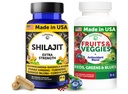 Lunakai Shilajit Capsules & Fruits and Veggies Capsules Bundle, 2 Bottles