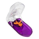 EZY DOSE Pill Cutter met veiligheidsschild en vergrootglas, dagelijks gebruik, veilig snijden pillen en vitamines, nauwkeurig en gemakkelijk snijden, kleur mei Vary, BPA vrij