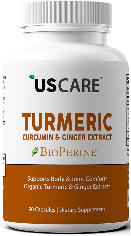 USCARE Kurkuma met gember & 95% Curcuminoïden & bioperine