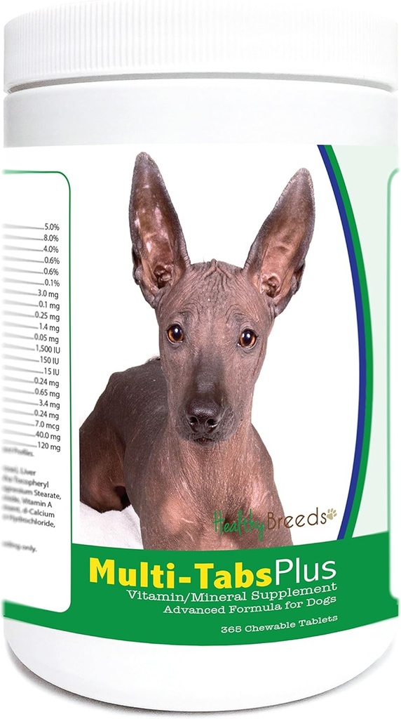 Gezonde Ras Xoloitzcuintli Multi-Tabs Plus Kauwtabletten 365 Tellen