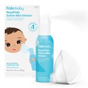 Frida Baby NeusFrida Saline Mist Neus Inhalator, Decongestant Spray voor Congestie & Allergie Relief voor Baby's + Kinderen, Nasal Saline Spray, Soothes Stuffy Neus & Sore Throat, Inclusief Masker