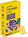 Kurkuma Curcumine Strips van Kurkuma Root Extract, Piperine, Vitamine C, Vitamine K2, Niet GGO, Suikervrij, Kan Ondersteuning Lever - 30 Oral Strips (Orange)