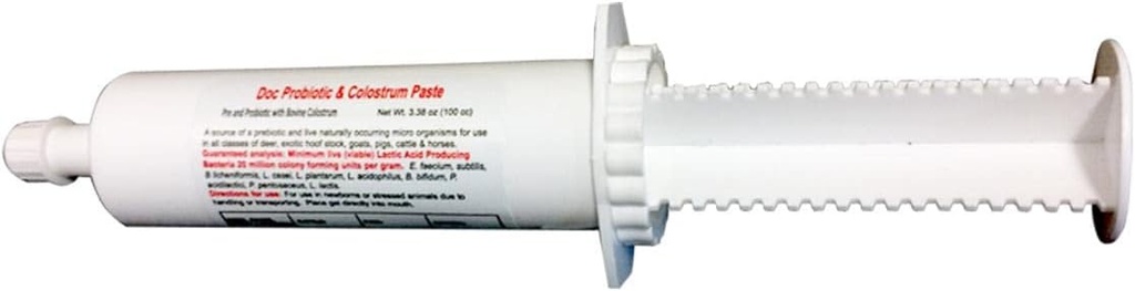 Doc Probiotica 80cc Colostrum Plakken Prebiotica en Live Micro Encapsulated Veeteelt Probiotica Geiten, Koeien, Paarden Schapen, Varkens, Herten