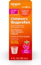 Basic Care Kinderen Ibuprofen Orale Suspensie 100 mg, Berry, 4 fl oz (verpakking van 1)