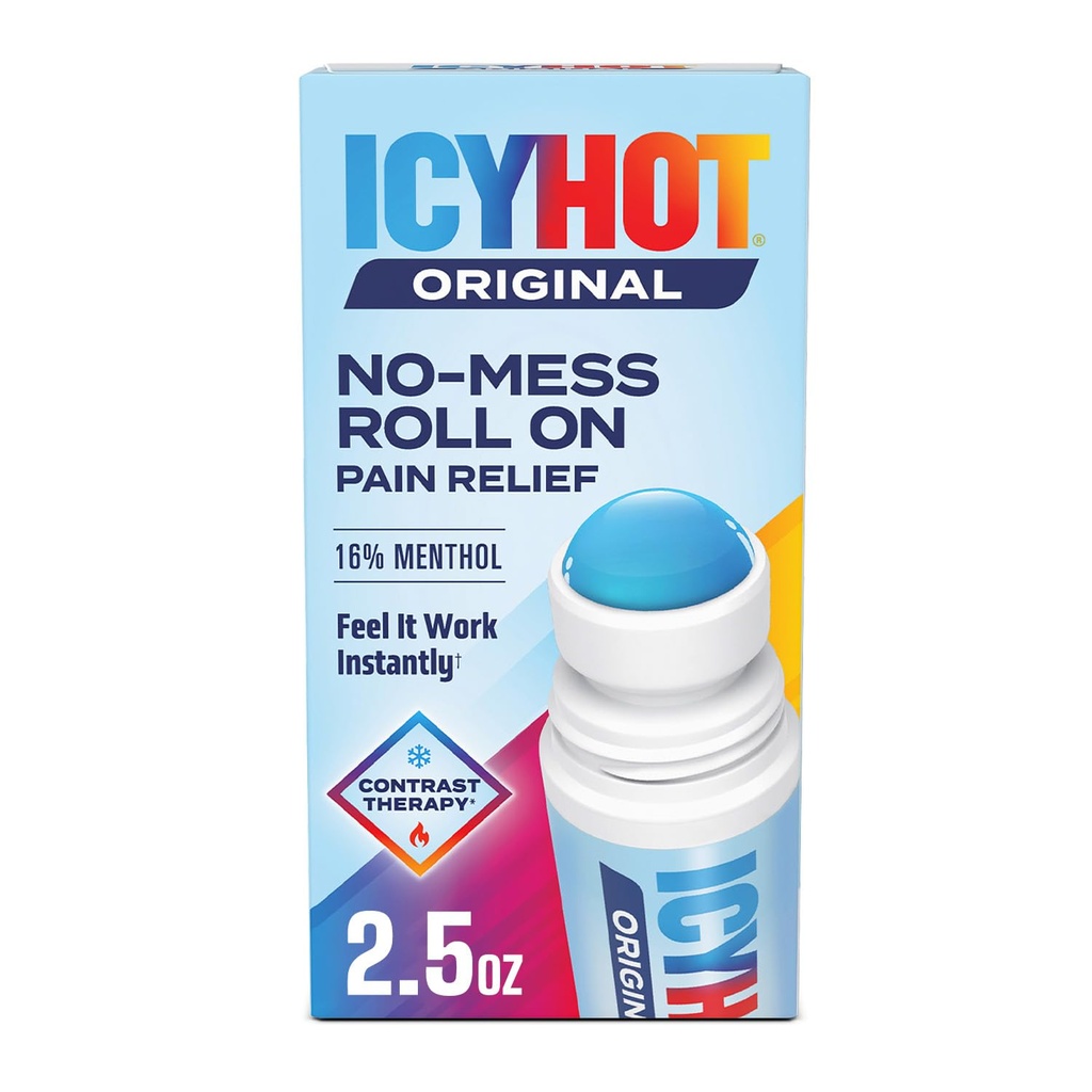 Icy Hot Originele Medicided Pain Relief Liquid zonder mess Applicator, 2,5 Fluid Ounces