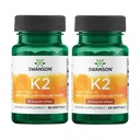 Swanson natuurlijke vitamine K2 (Menachinon-7 uit Natto) 50 mcg 30 Sgels (2 Pack)