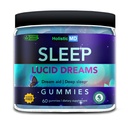Lucid Dromen Diepe Slaap - Mugwort Herb 5 htp Mucuna Pruriens Choline Supplementen - Gummies Sugar Free Vegan 60 ct