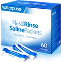 Waterpulse 60 Nasal Rinse Packets, Effective Neti Pot Salt Packets,Nasal Rinse Salt Packets individueel verpakt - Handige oplossing voor Sinusitis, Allergieën en Koude Hulp