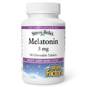 Stress-Relax Melatonine 3 mg door Natuurlijke Factoren, Natuurlijke Slaaphulp, Resets de slaap-Wake Cycle, 90 kauwtabletten (90 porties), Pepermunt smaak