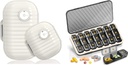 Weekly pil Organizer, Travel pil Organizer, Large Travel pil Box 7 Dag, Am Pm Drie dagelijkse pil geval met verwijderbare geneeskunde container