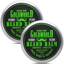 GoldWorld 2 Pack Baard Balm voor Baard Grooming, Baard Care