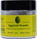 2.5oz Pure Eierschaal Calciumsupplement voor Huisdieren - Natuurlijke bron van calcium uit Real Eierschaal Geschikt voor Aquariums, Garnalen, Slak, Schaaldieren, ongewervelden, Honden, Katten en andere Huisdieren