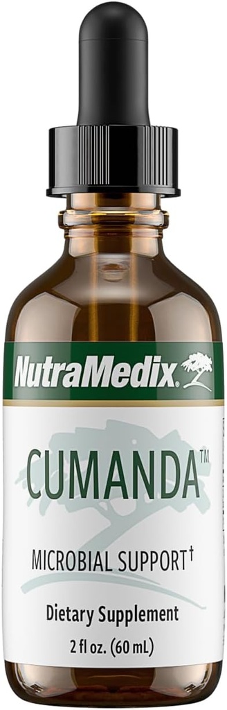 NutraMedix Cumanda Liquid Immune Support Supplement - Herbal Tinctuur ter bevordering van microbiële, digestieve en Gut Health voor vrouwen en mannen - Gemaakt met Huacapurana Tree Bark Extract (2oz / 60ml)