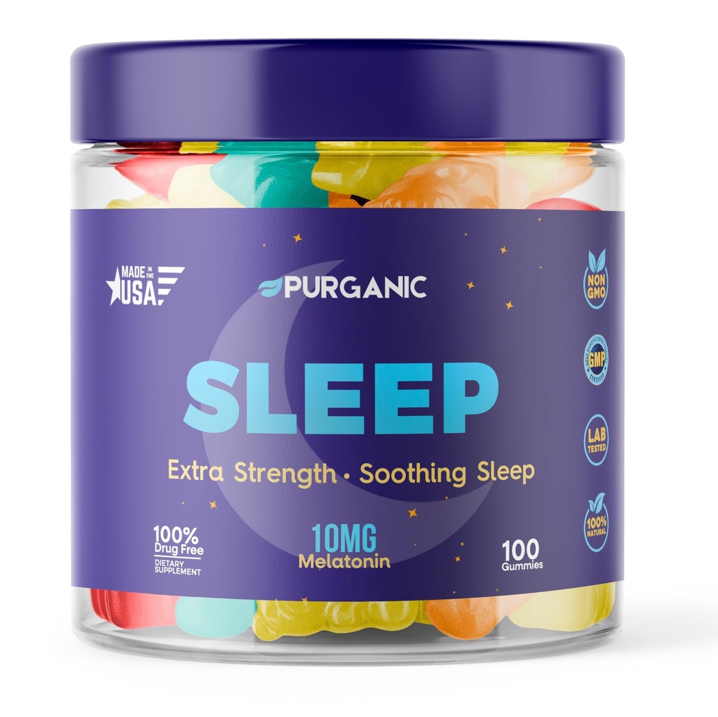 Melatonine Gummies voor slaap - 100ct