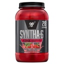 BSN SYNTHA-6 Edge Protein Powder, Strawberry Protein Powder with Hydrolyzed Whey, Micellar Casein, Milk Protein Isolate, Low Sugar, 24g Protein, Strawberry Milkshake, 28 Servers