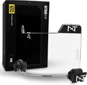 Nxtrnd VZR3 Voetbal Visor, gebogen lens technologie, past volwassen en jeugd voetbal Helmen
