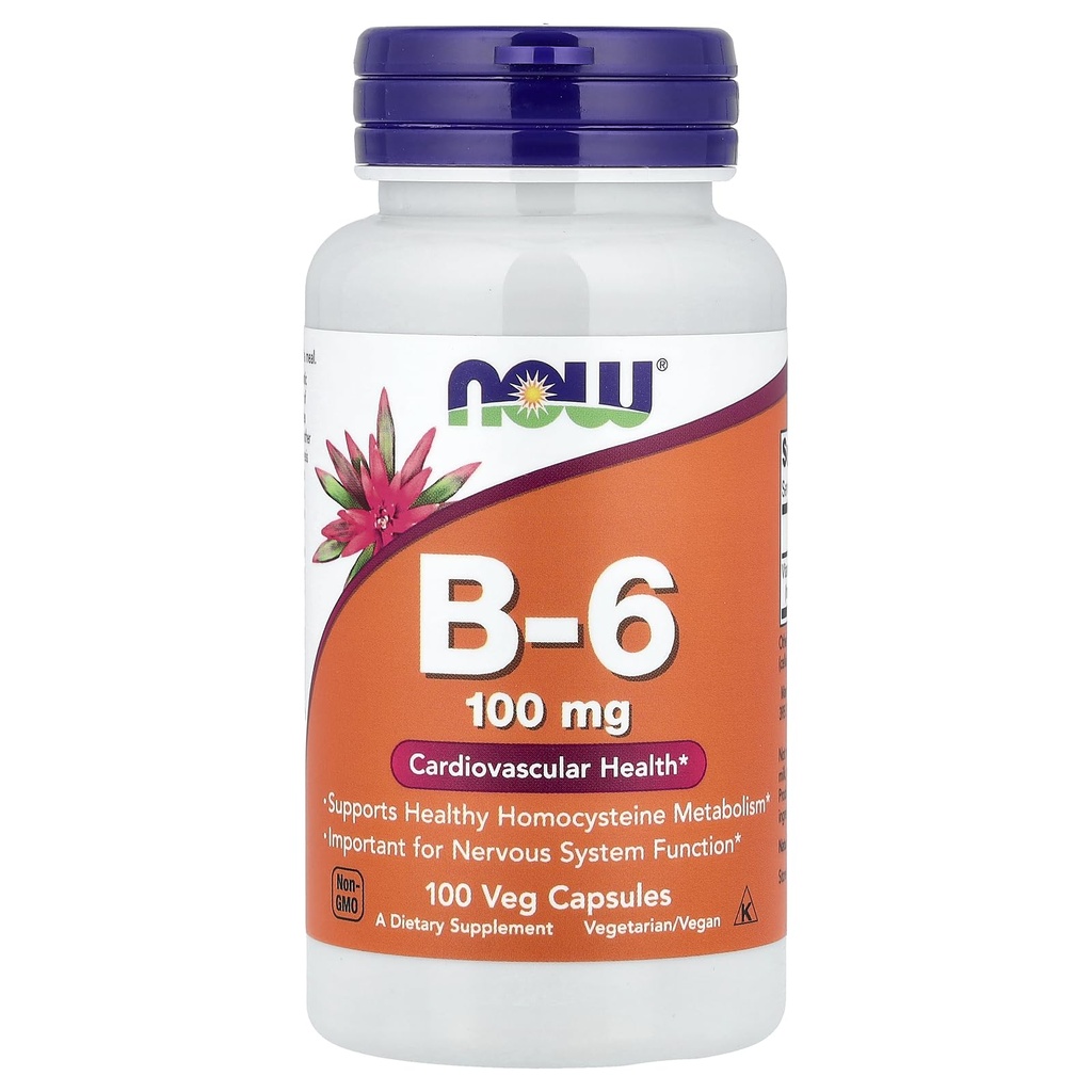 Nu Foods B-6 100mg 100 Capsules