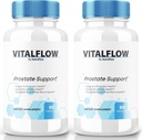 (2 Pack) VitalFlow Capsules, VitalFlow Advanced Prostate Support Formula, Officiële Natuurlijke Formule aan Regain Control, Maximale sterkte pillen ter ondersteuning van Wellness, Vital Flow Reviews (120 capsules)