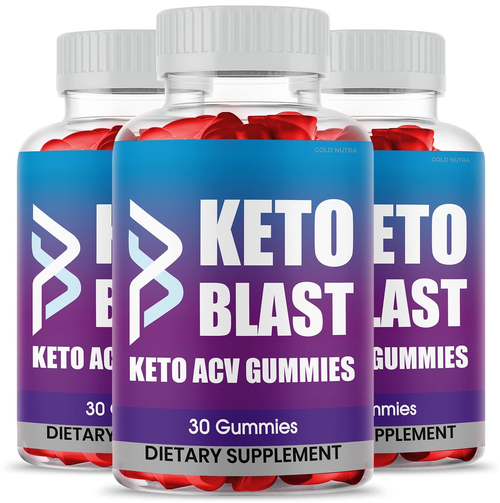 (3 Pack) Keto Blast Gummies, maximale sterkte, originele Keto Blast Gummy, geavanceerde formule, 3 maanden levering