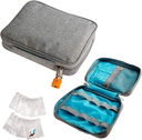 Smooth Trip Medicine Storage Bag and Medication Bottle Organizer - Slash-Resistant Medical Travel Bag with Food Grade Herbruikbare pil zakken - Slim Design Past in Carry-ons, Totes en rugzakken