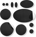 aZengear Repair Patches - Waterdicht, Self-Adhesive, Tear-Cold-Heat-Resistant Nylon Polyester Fix Puffer Coats, Gear, Tenten (11 stukken, Solid Black)