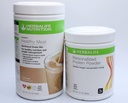 HERBALIFE (Duo) Formule 1 Gezond Maaltijden Shake Mix (Café Latte) met Gepersonaliseerd Proteïnepoeder