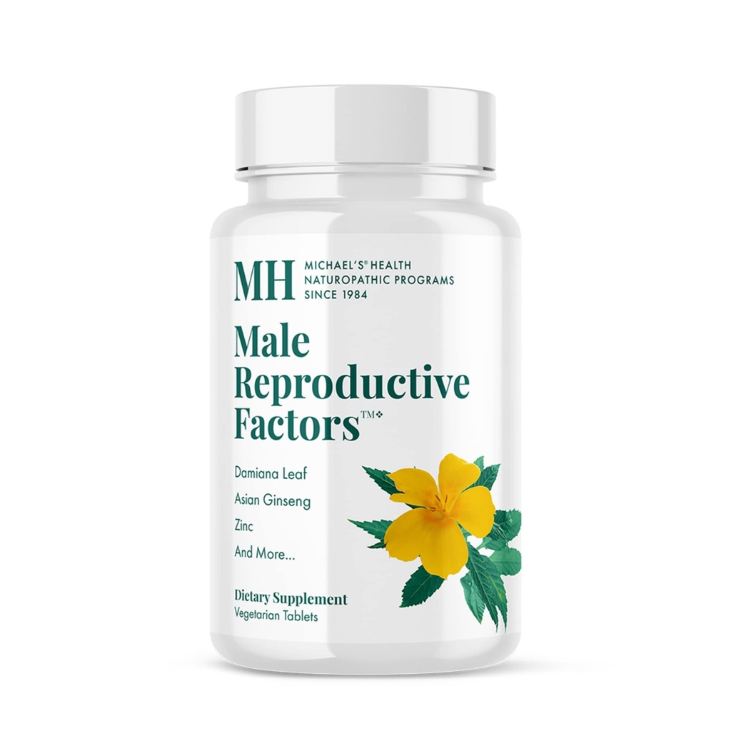 MICHAEL'S Health Naturopathische Programma's Mannelijke Reproductieve Factoren - 60 Vegetarische Tablets - Nutriënten om mannelijke vruchtbaarheid te ondersteunen - Kosher - 40 Serven