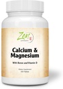 Zen Supplementen - Hi Potency Calcium & Magnesium met D3 & Boron voor verbeterde absorptie, ondersteunt Bone Health & Bone Density 250-Tabs