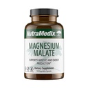 NutraMedix Magnesium Malate Energy Supplements - Bio available Magnesium for Sleep, Immune Support & Joint Health - Vegan, Non-GMO & Glutenvrije Magnesium Supplementen (120 Vegetarische Capsules)