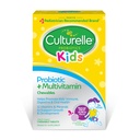 Culturelle Kids Probiotic + Complete Multivitamine Kauwbaar voor kinderen, leeftijden 3+, 30 Tellen, Digestieve Gezondheid, Orale Gezondheid & Immuun Ondersteuning - Met 11 Vitaminen & Mineraal, inclusief Vitamine C, D3 & Zink