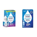 TheraTears Dry Eye Therapy Smeer Eye Drops for Dry Eyes, 1 fl oz Bottle Twin Pack, (2 x 30 ml flessen) & Liquid Gel Nighttime Smeer Eye Drops for Dry Eyes, Single-Use Flacons, 30 Tel.